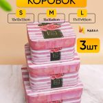 Коробки подарочные в наборах разных форм и размеров в интернет-магазине Идеал